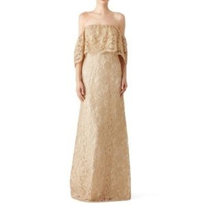 Gold Lace Catherine Gown